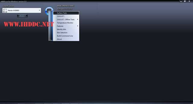 برنامه تست هارد HDDScan دانلود برنامه تست و تعمیر هارد دیسک